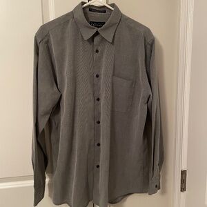 Men's Button Down Shirt, Perry Ellis, M